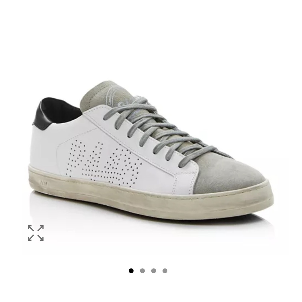 P448 John Sneakers Leather/ suede leather White Grey size 36